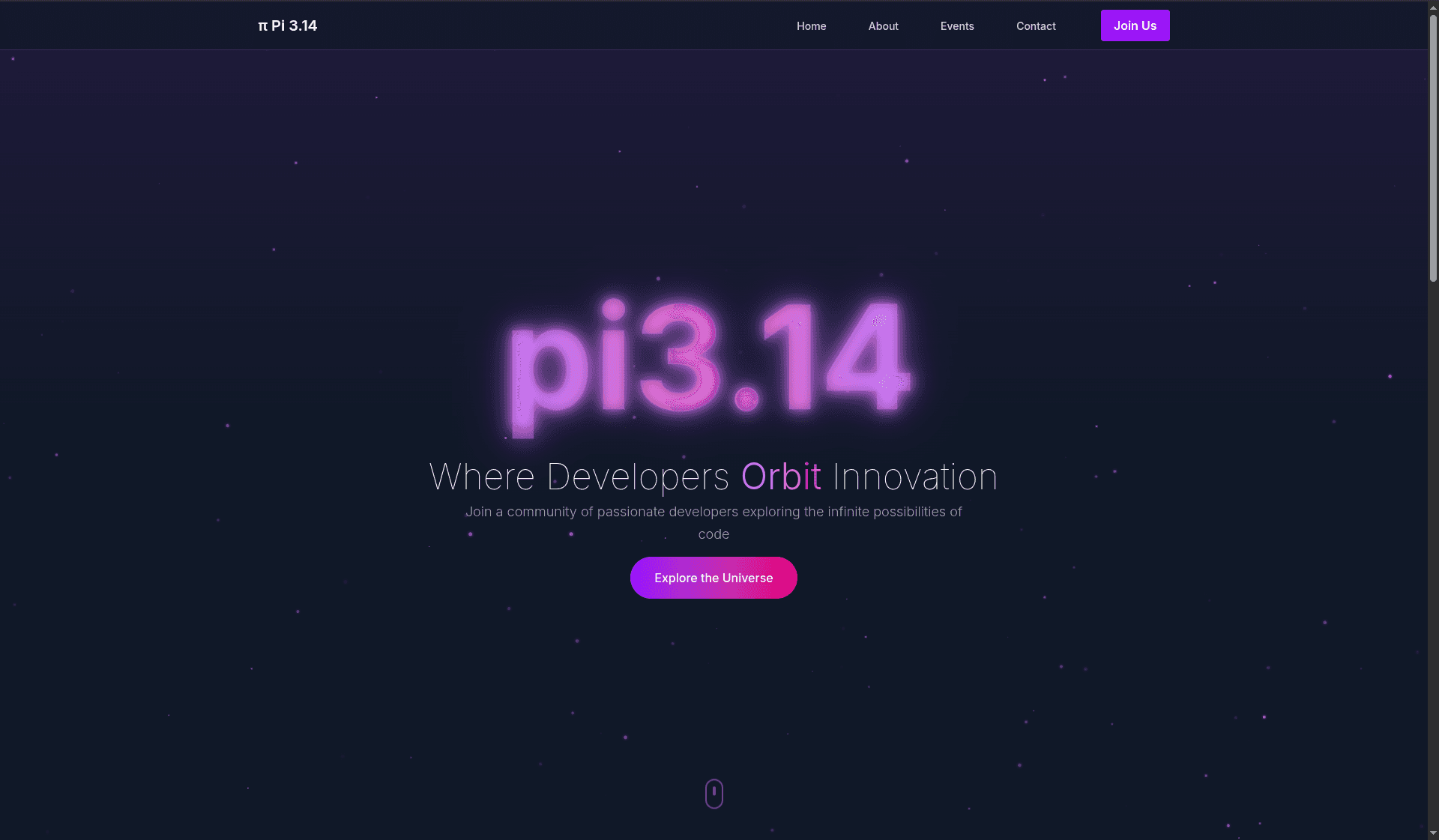Pi 3.14 — project screenshot